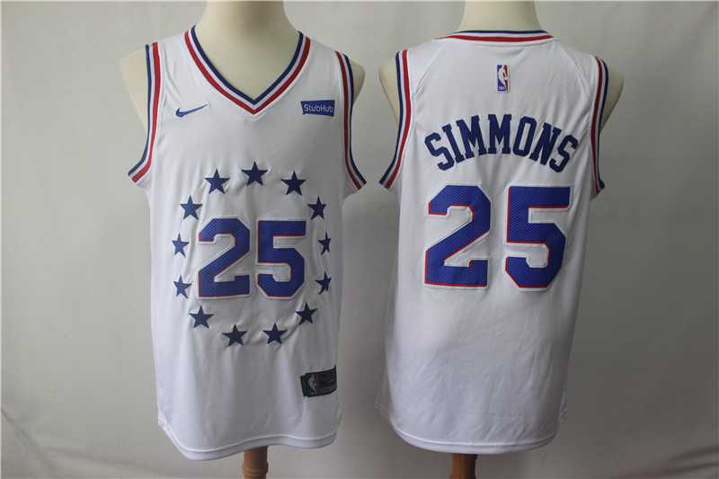 76ers 25 Ben Simmons White 2018 19 Earned Edition Nike Swingman Jersey,We sell and wholesale 76ers 25 Ben Simmons White 2018 19 Earned Edition Nike Swingman Jersey on line form chian!